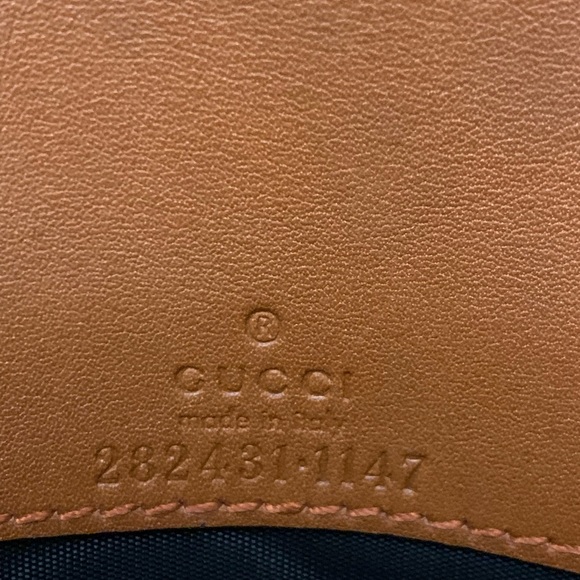 Gucci Handbags - Sold💖Authentic Gucci Bifold Long Leather Wallet in 🍊